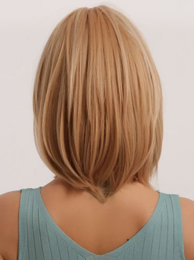 Elegant Synthetic Wig - Natural Looking Daily Wear Hair