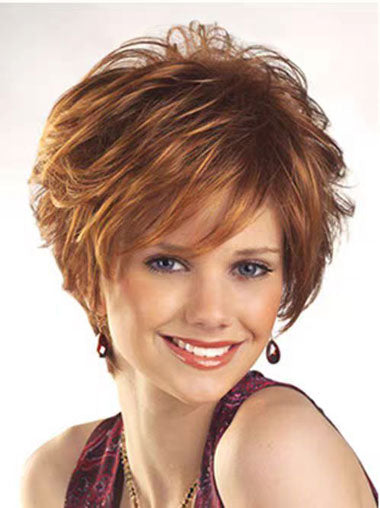 Best Short Synthetic Wig - Brown Hair for Women