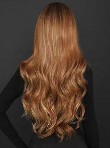 Beautiful Long Synthetic Wig - Shiny Sleek Stylish Natural