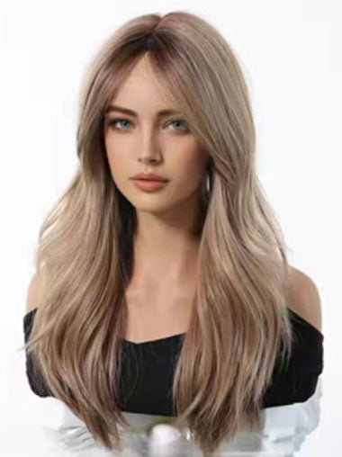 16 Inch Medium Length Layered Wigs for Women