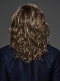 Men's Monofilament Blonde Wavy Long Synthetic Wigs