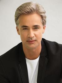 Straight 4" Platinum Blonde Mono Top Wig for Men Sale