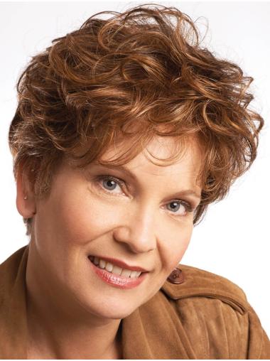 8inch Curly Synthetic Boycut Wig-Short & Stylish