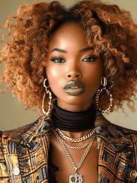 Lace Front Wigs for African American Women with Bangs – Chin Length