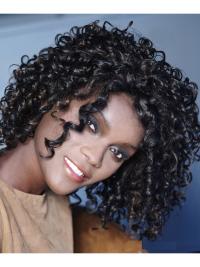 Medium Blonde Curly Layered 12inch Synthetic Wig – Natural and Stylish Look