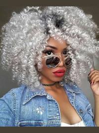 12” Kinky African American Wigs for Natural Look