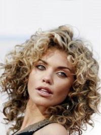 Brown Curly Human Wig Lace Front African Human Hair