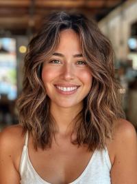 Lace Front Ombre/2 Tone Wig- 16" Layered Design for African