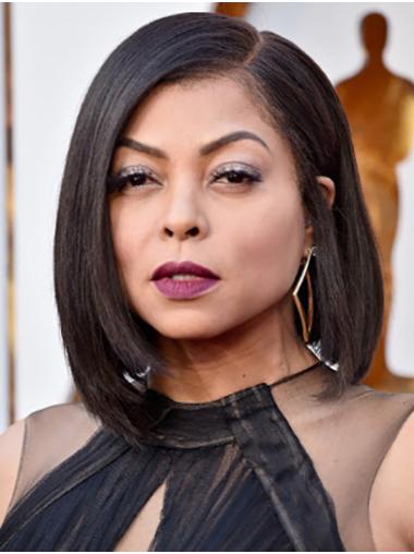 Straight Black Bob Wigs Chin Length Wigs For Women