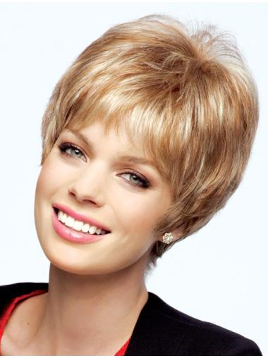Discount 8" Boycut Short Wig High-Quality Human Hair