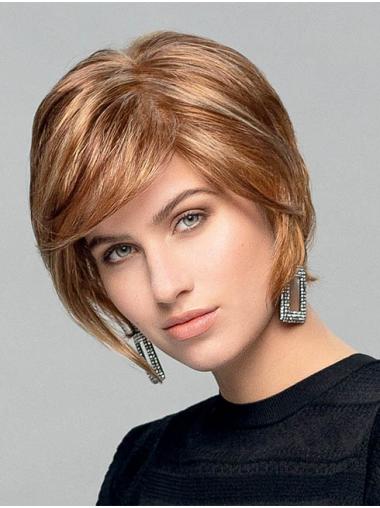 Fabulous Straight Blonde Wig Layered, Mon Synthetic Hair