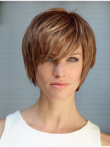 Capless Auburn Bob Wigs Affordable 100% Human Hair