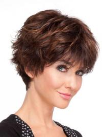 Fabulous Boycut Lace Human Hair Wigs For Women