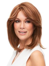 13" Blonde Straight Human Hair Wigs For Women