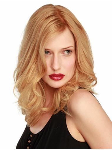Blonde Wavy Lace Front Wigs Gorgeous Natural Human Hair