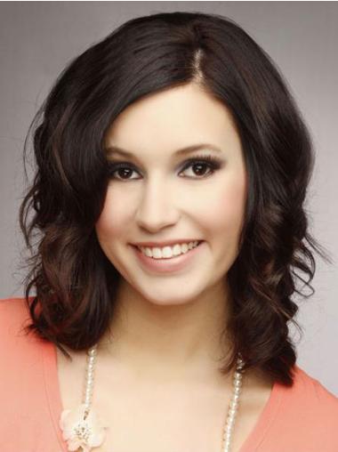 Shoulder Length Lace Front Wig Human Hair, Flexible Fit