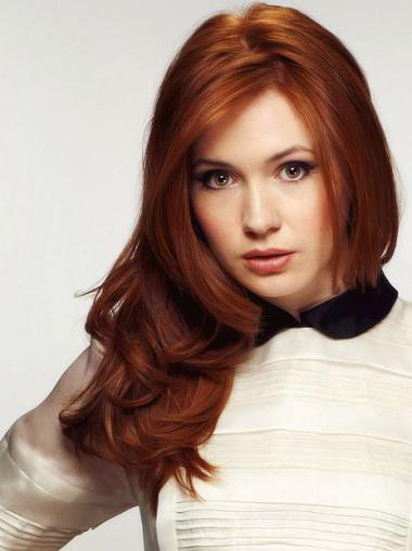 100% Hand-Tied Wavy Human Hair Wig Beautiful, Comfortable