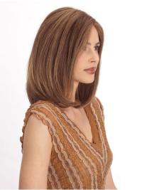 12" Auburn Straight Lace Front Wig Remy Human Hair