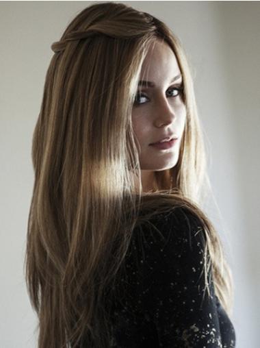 Straight Wig Long Length Easy Wear Human Hair