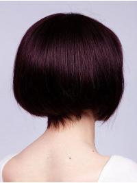 Straight Remy Human Hair Graduated Bob Wigs