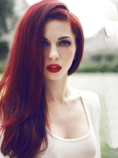 High Quality 20" Straight Lace Wig Realistic & Sleek Style