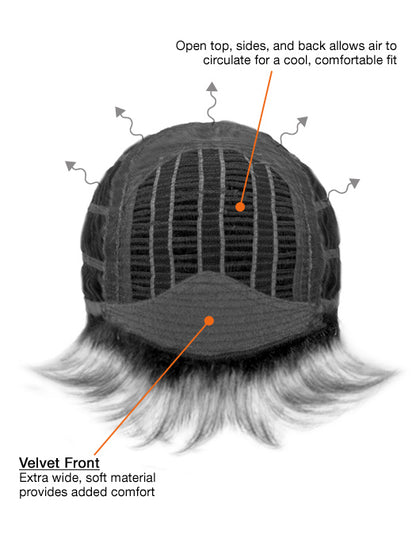 Blonde Cropped Straight Capless Cap Men’s Wigs